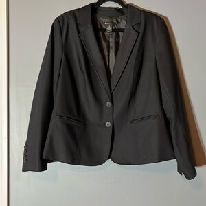 Lane Bryant Black Suit Jacket and Pants